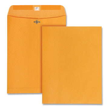 Quality Park™ Clasp Envelope, #97, Square Flap, Clasp-gummed Closure, 10 X 13, Brown Kraft, 100-box freeshipping - TVN Wholesale